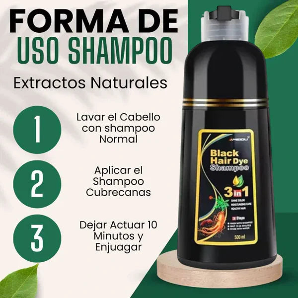 SHAMPOO DISAAR® – CUBRE CANAS AL INSTANTE CON ESTA FÓRMULA 100% NATURAL