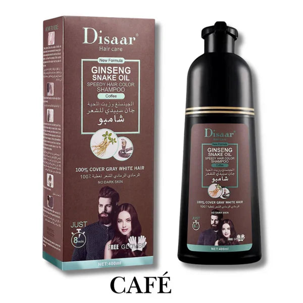 SHAMPOO DISAAR® – CUBRE CANAS AL INSTANTE CON ESTA FÓRMULA 100% NATURAL