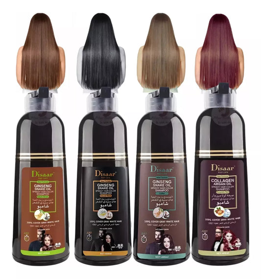 SHAMPOO DISAAR® – CUBRE CANAS AL INSTANTE CON ESTA FÓRMULA 100% NATURAL