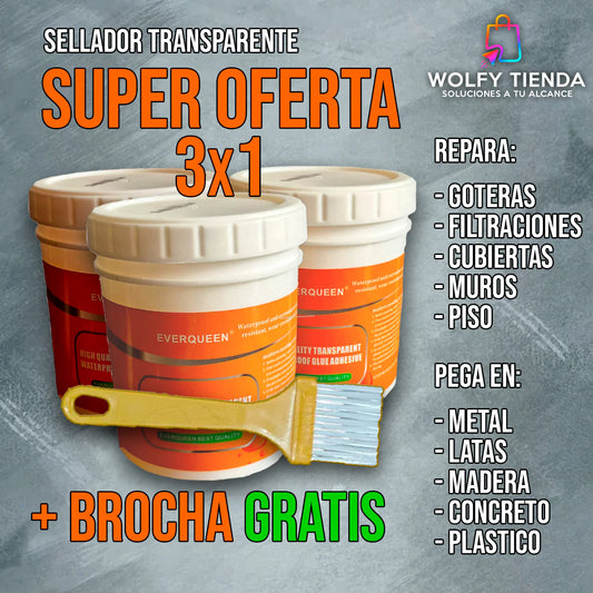 Sellador Adhesivo Transparente EverQueen