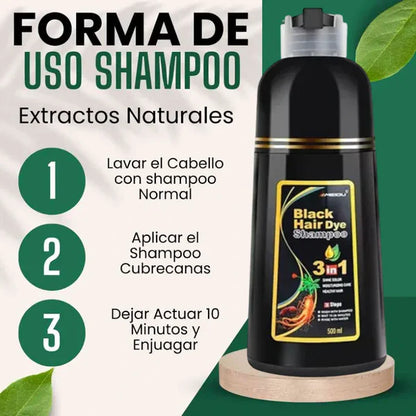 SHAMPOO DISAAR® – CUBRE CANAS AL INSTANTE CON ESTA FÓRMULA 100% NATURAL